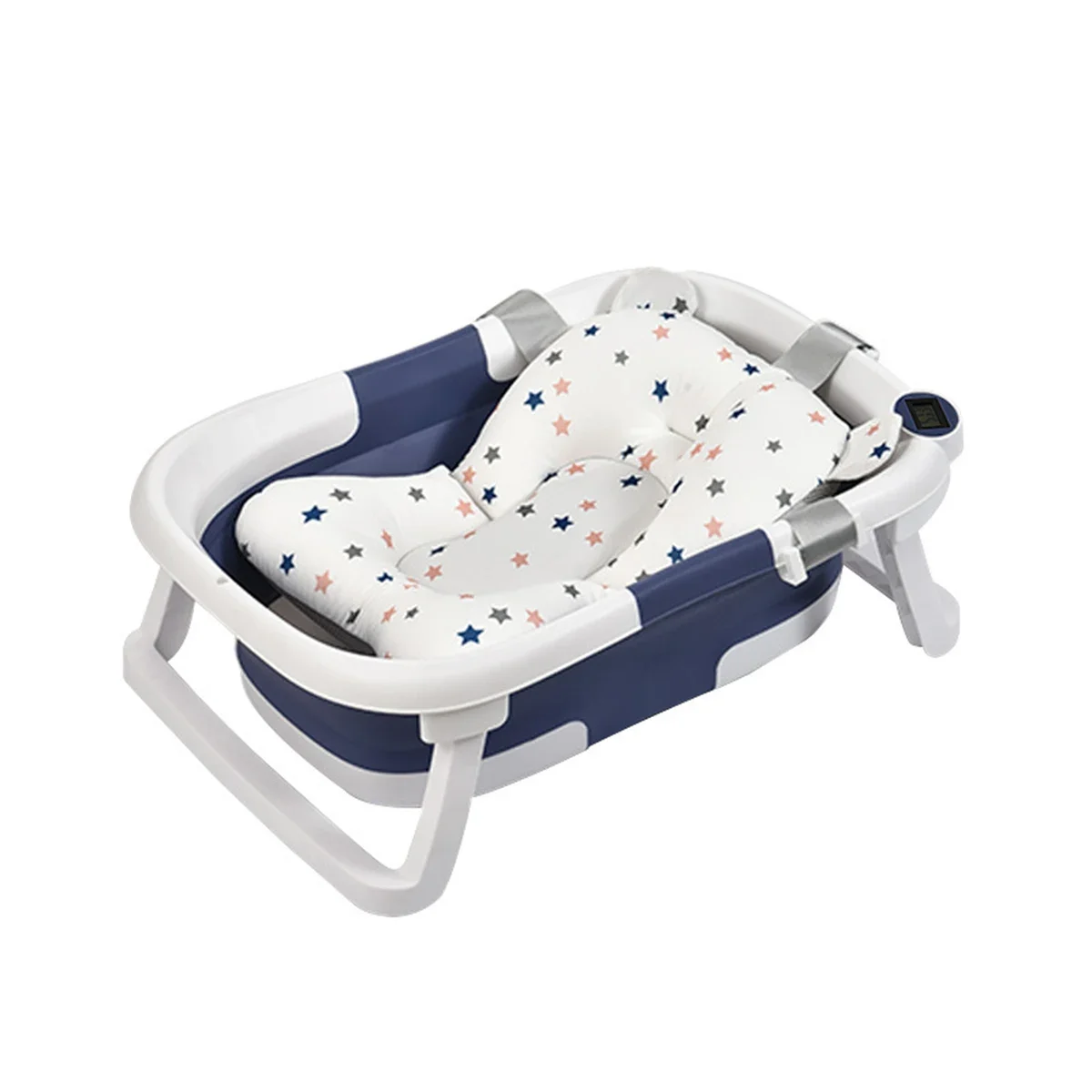 

Newborn baby bath tub Bath tub Household baby bath tub Large folding baby bath tub can sit or lie down to feel warm