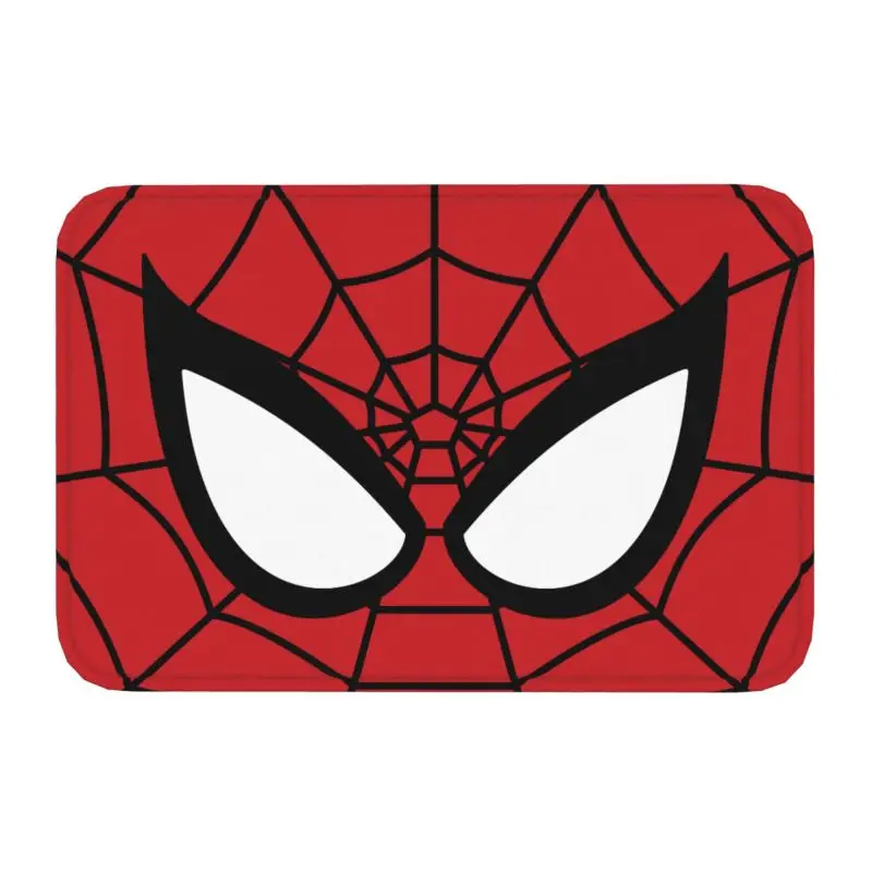 Custom Spider Man Front Door Mat Anti-Slip Indoor Absorbent Doormat Kitchen Balcony Entrance Rug Carpet