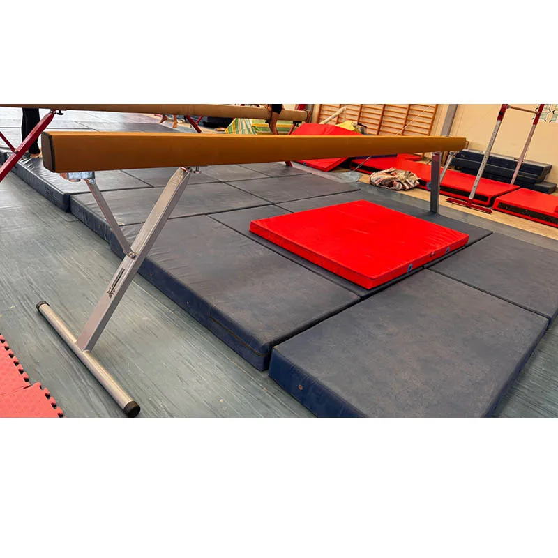 Gymnastics Floor Balance Beam Foam Beam 5m Aluminium Material  Barra De Equilibrio for Sale