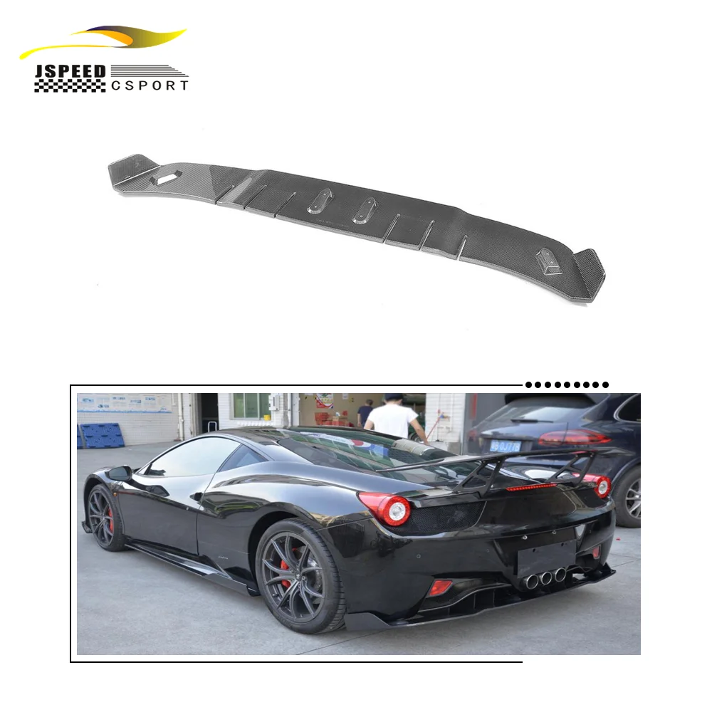 

Suitable for JCSPORTLINE carbon fiber rear bumper diffuser, Suitable for Ferrari 458 base sports car 2-door 11-13 (suit