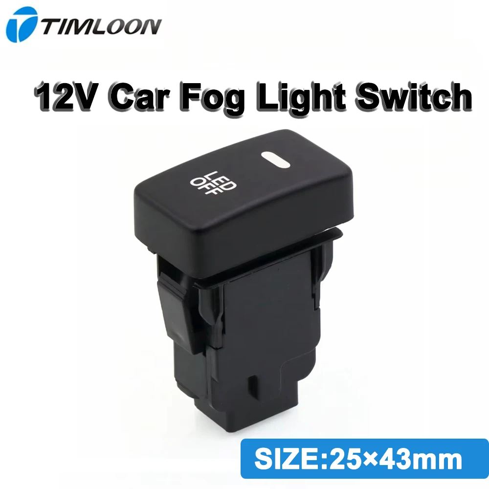 Car Fog Light Switch Daytime Running Lights Switch 12V Use for Honda,Civic,Spirior,CRV,Fit Jazz,City,Accord,Odyssey,Crosstour