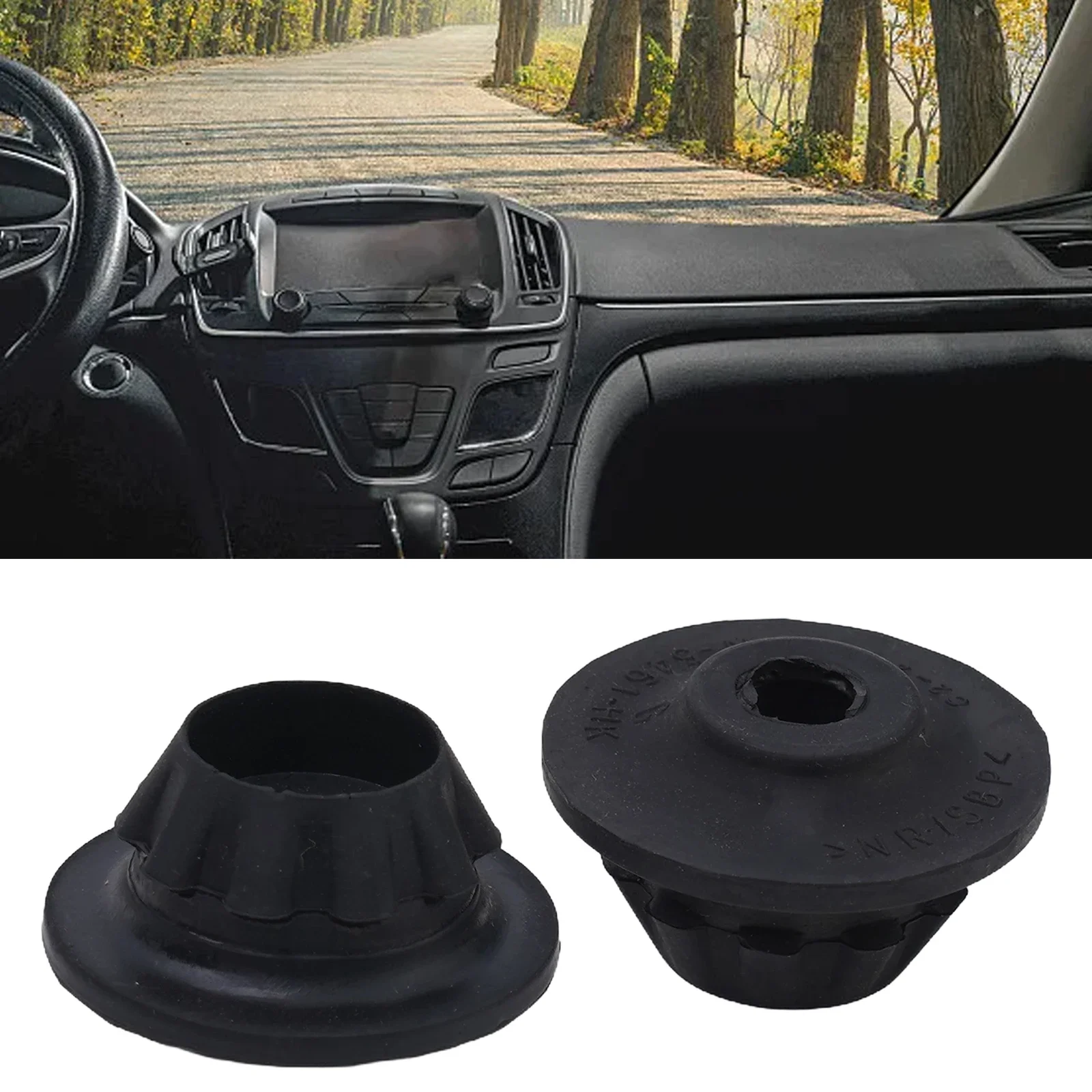 

Sturdy Lower Radiator Mount Rubber Bush for Nissan For Qashqai For XTrail Black Rubber Construction Guaranteed Fit