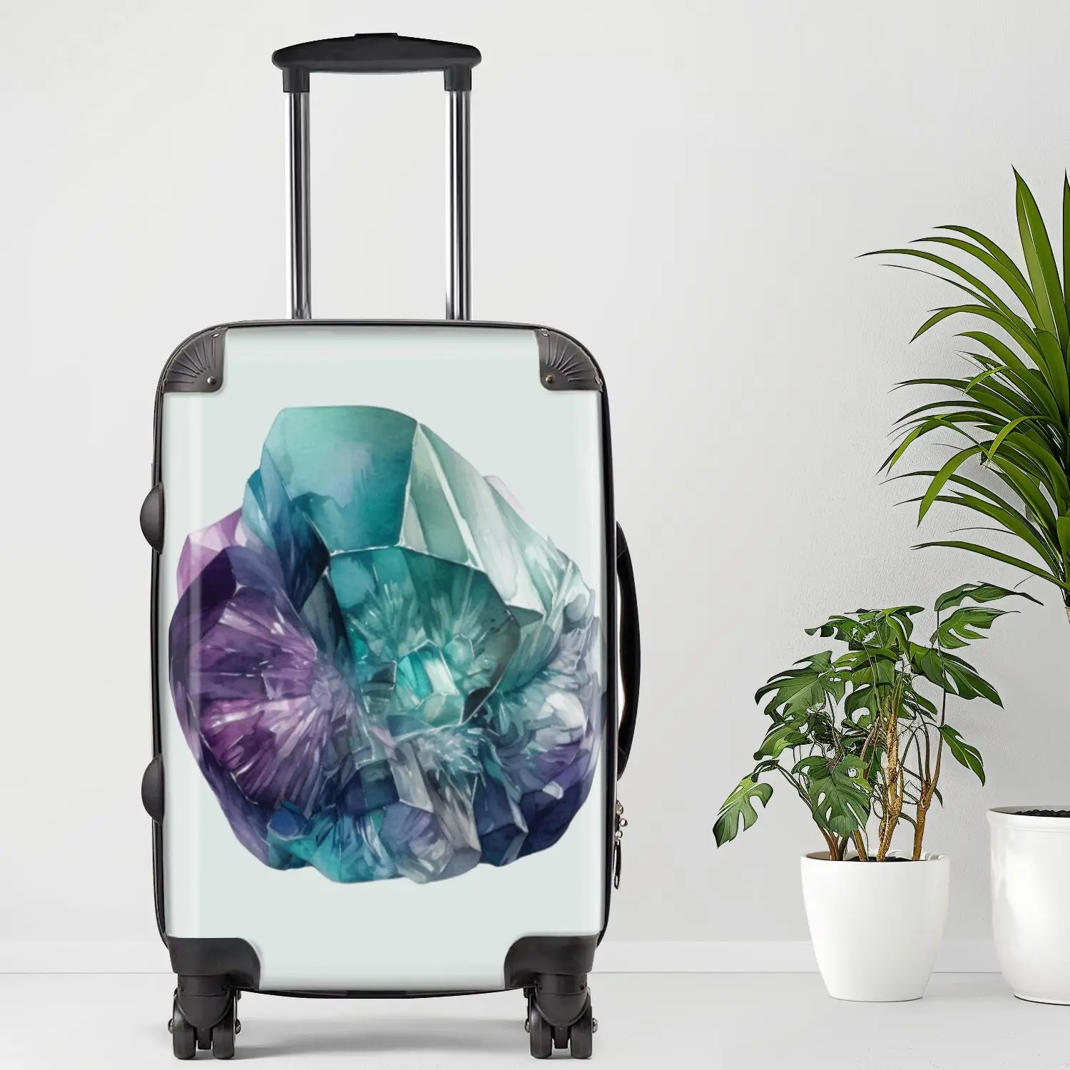 

Crystal13 Luggage, 20/24/28 Inch Luggage, Carry-On, Custom Luggage, Luggage Set, Suitcase, Travel, Vacation, Cabin Suitcase, Cus
