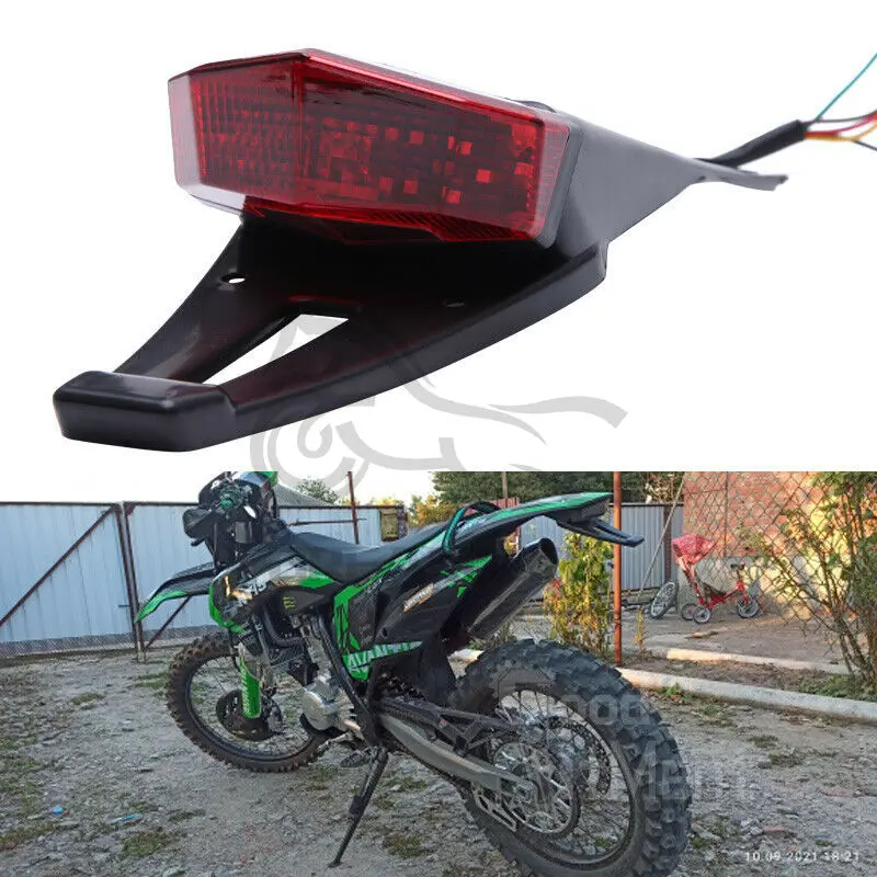 

Universal 12V Enduro LED Rear Fender Brake Stop Tail Light Turn Signal Lamp Dirt Bike Off-road ATV Motorbike Accessories