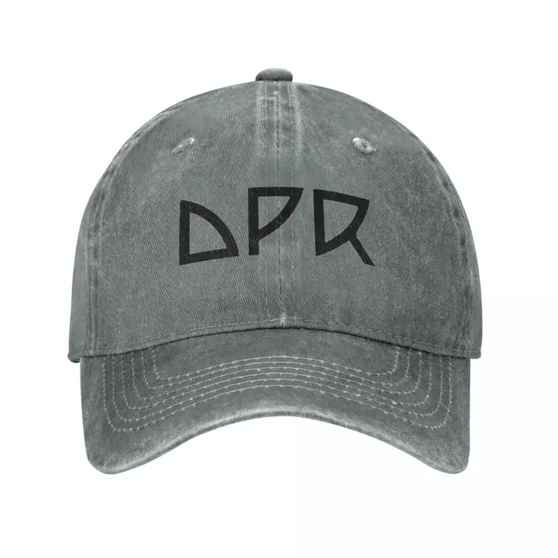 Y2K Dpr czapki modny, wytarty czapki dżinsowe Outdoor regulowane Casquette Streetwear kapelusz kowbojski do baseballu dla Unisex