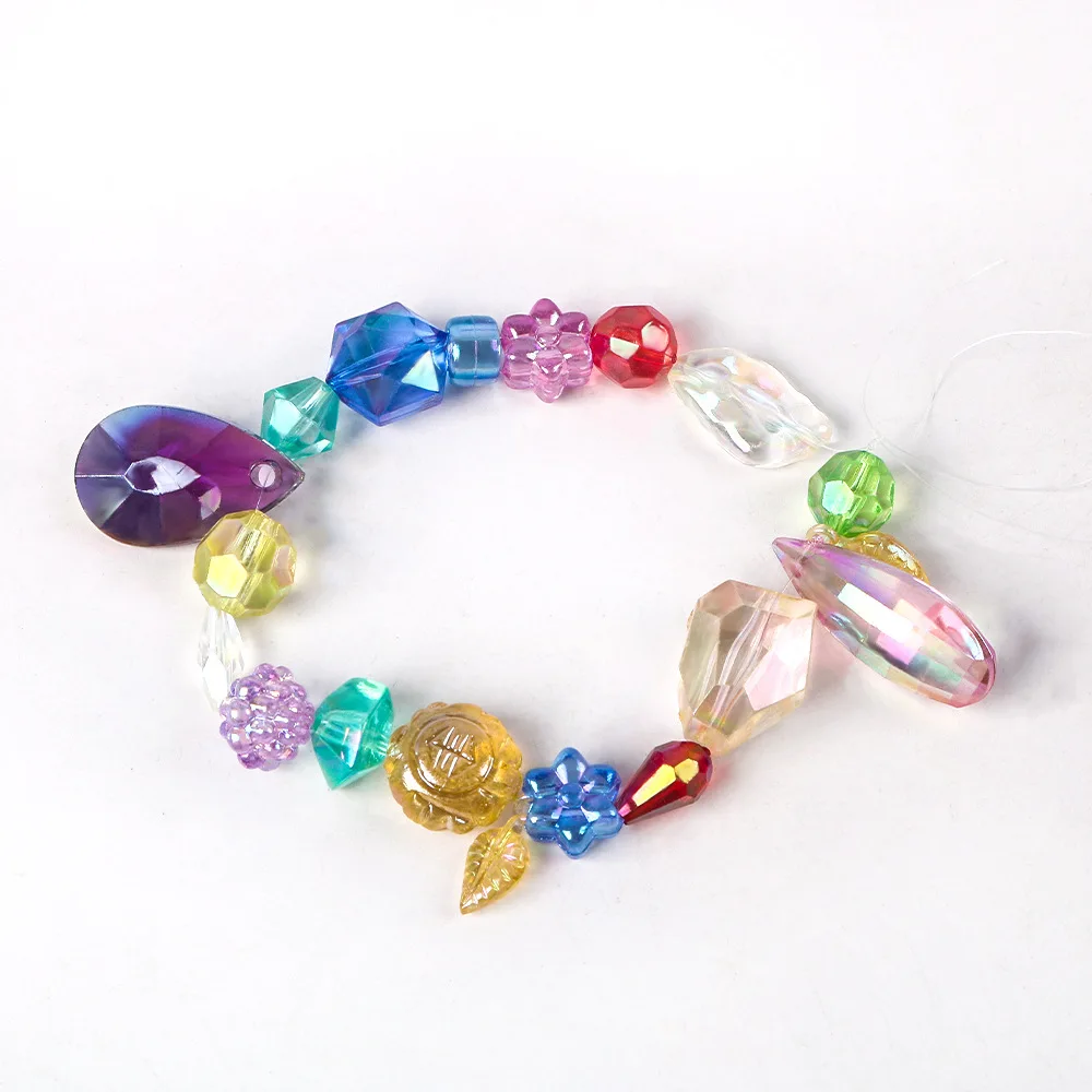40g Random Acrylic Spacer Beads Beading Accessories Loose Mixed Beads Charms For Bracelet DIY Necklace Supplies Jewelry Making