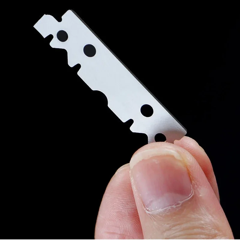 Rasierklingen mit einer Kante Rasierklingen aus Edelstahl für Herren für glattes, präzises, sauberes Rasierklingen-Rasier werkzeug