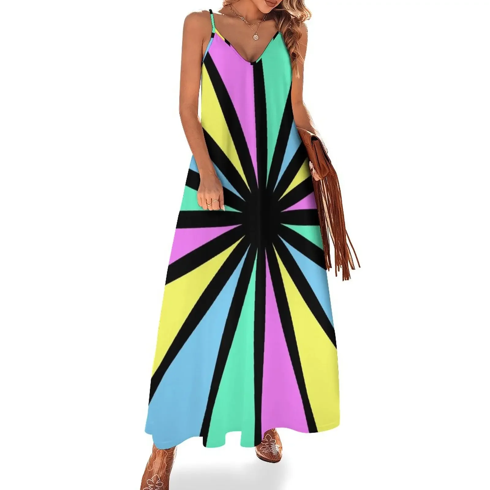 

Raibow Sleeveless Dress Woman clothing women's evening dresses 2024