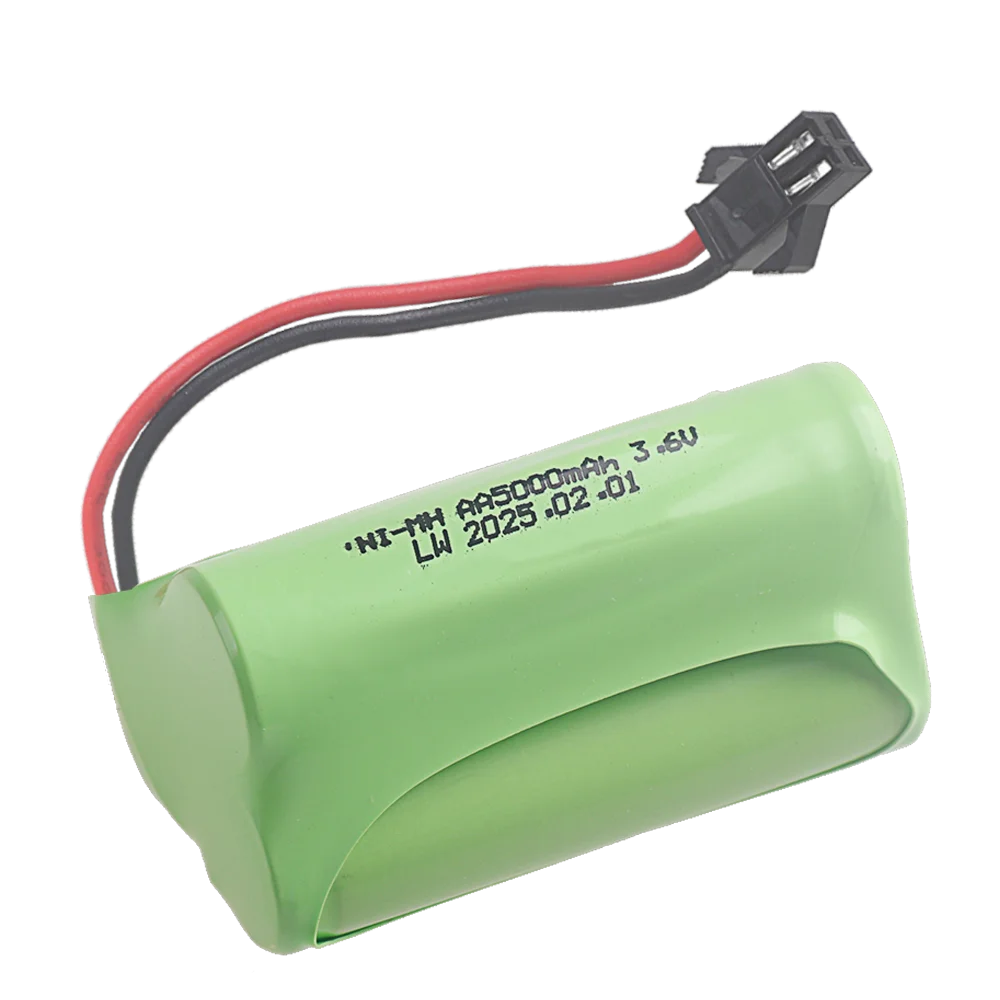 3.6V 5000mAh AA NI-MH Battery or charger For Rc toys Cars Truck Tank Robot Boat Parts 3.6V NIMH Rechargeable Battery Pack