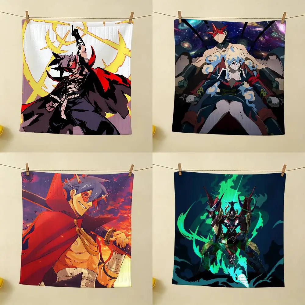 Anime G-Gurren Lagann Hand Towel Set Natural Hypoallergenic, Soft Absorbent Quick Dry Towels For Bathroom Kitchen