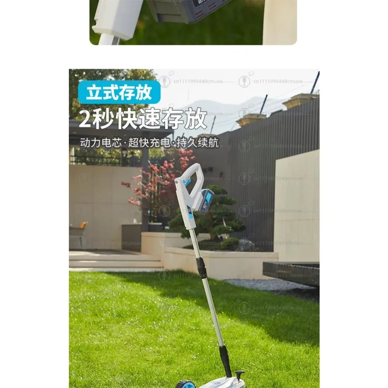 Small household rechargeable brushless electric lawn machine gardening lawn