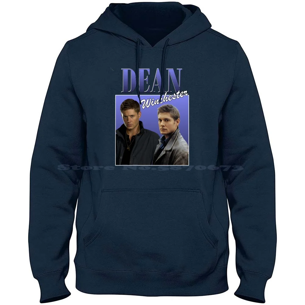 Dean Winchester Classic Design 100% Cotton Hoodie T Shirt Dean Winchester Sam Winchester Destiel Castiel Supernatural Jensen