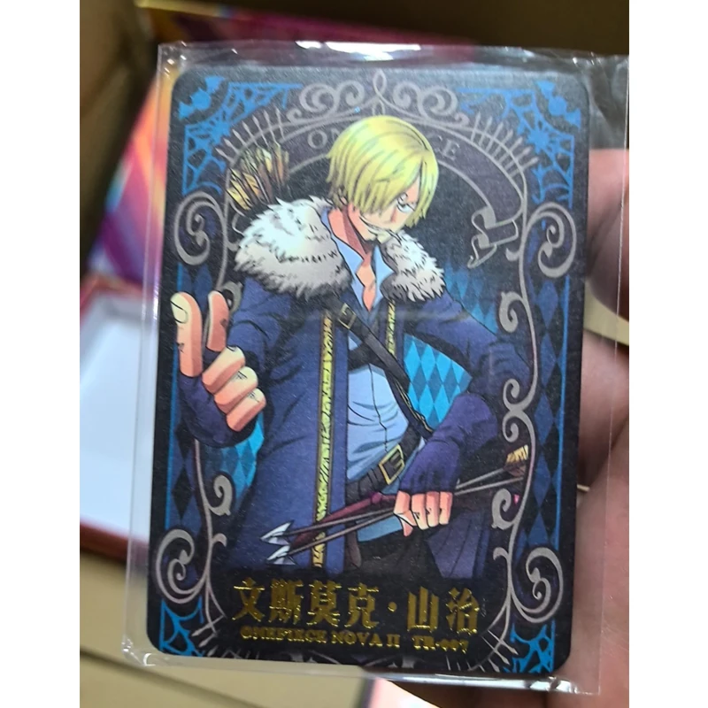 Anime One Piece rufy Zoro Nami Sanji Robin Franky Brook Hancock Yamato Uta carte da collezione regali di compleanno giocattoli per bambini