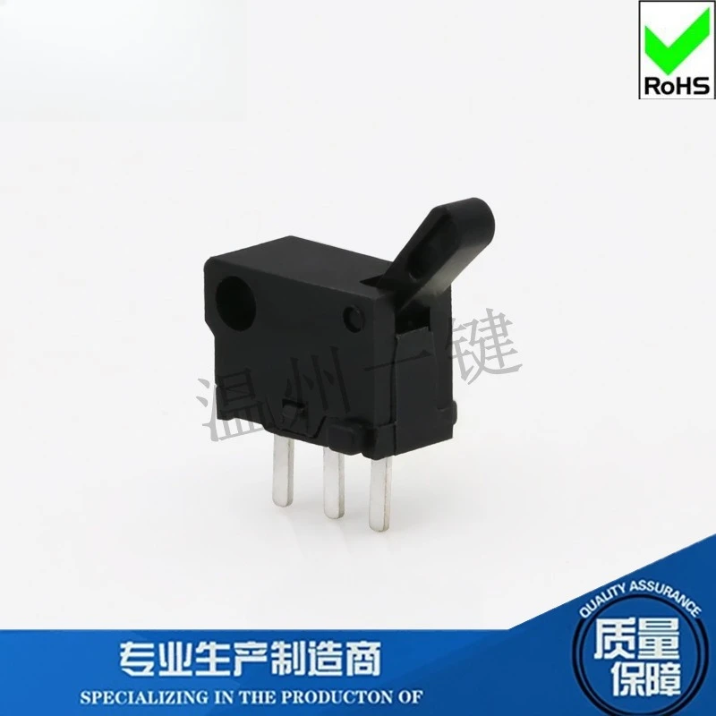 50Pcs/Lot Limit Switch 3-pin Game Connector Flash Door Reset Micro-motion Detection Button Switch 8*5.5mm