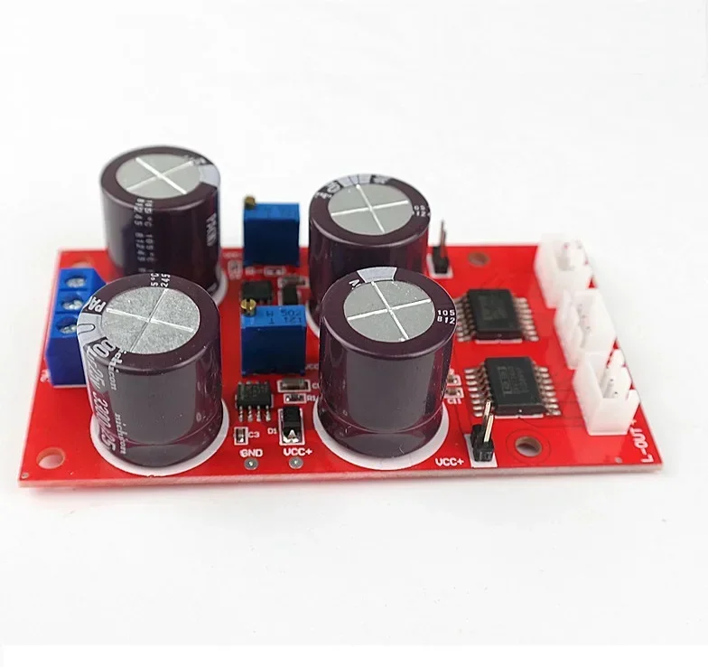 Dual Channel DRV134 Unbalanced To Balance Board Use For Balanced Input Power Audio Amplifier Board Player Module With Cable