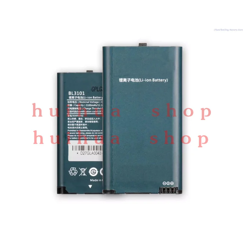 

ALLCCX 3,6 В 3100 мАч аккумулятор для двусторонней радиосвязи BL3101 для Hytera PNC370, PNC 370