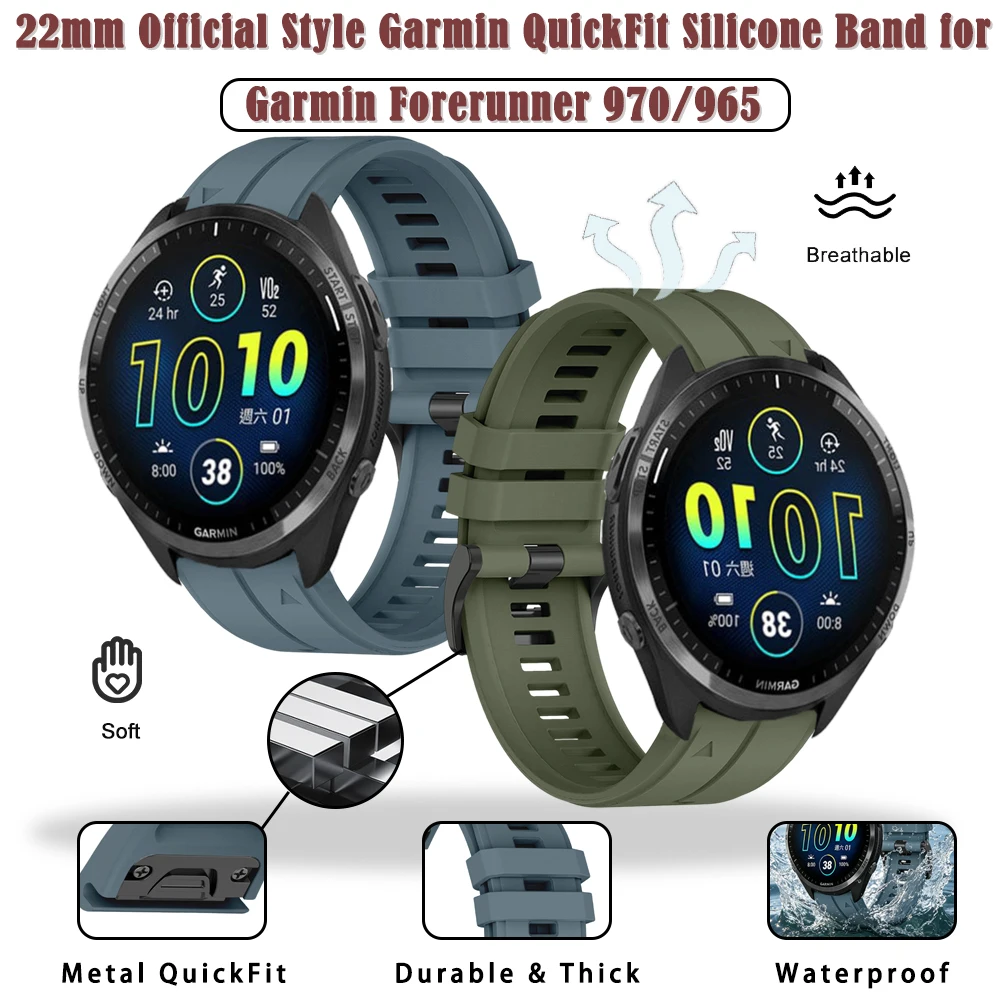 pulseira-de-silicone-garmin-quickfit-estilo-oficial-de-22mm-para-garmin-forerunner-970-pulseira-esportiva-macia-para-garmin-forerunner-965