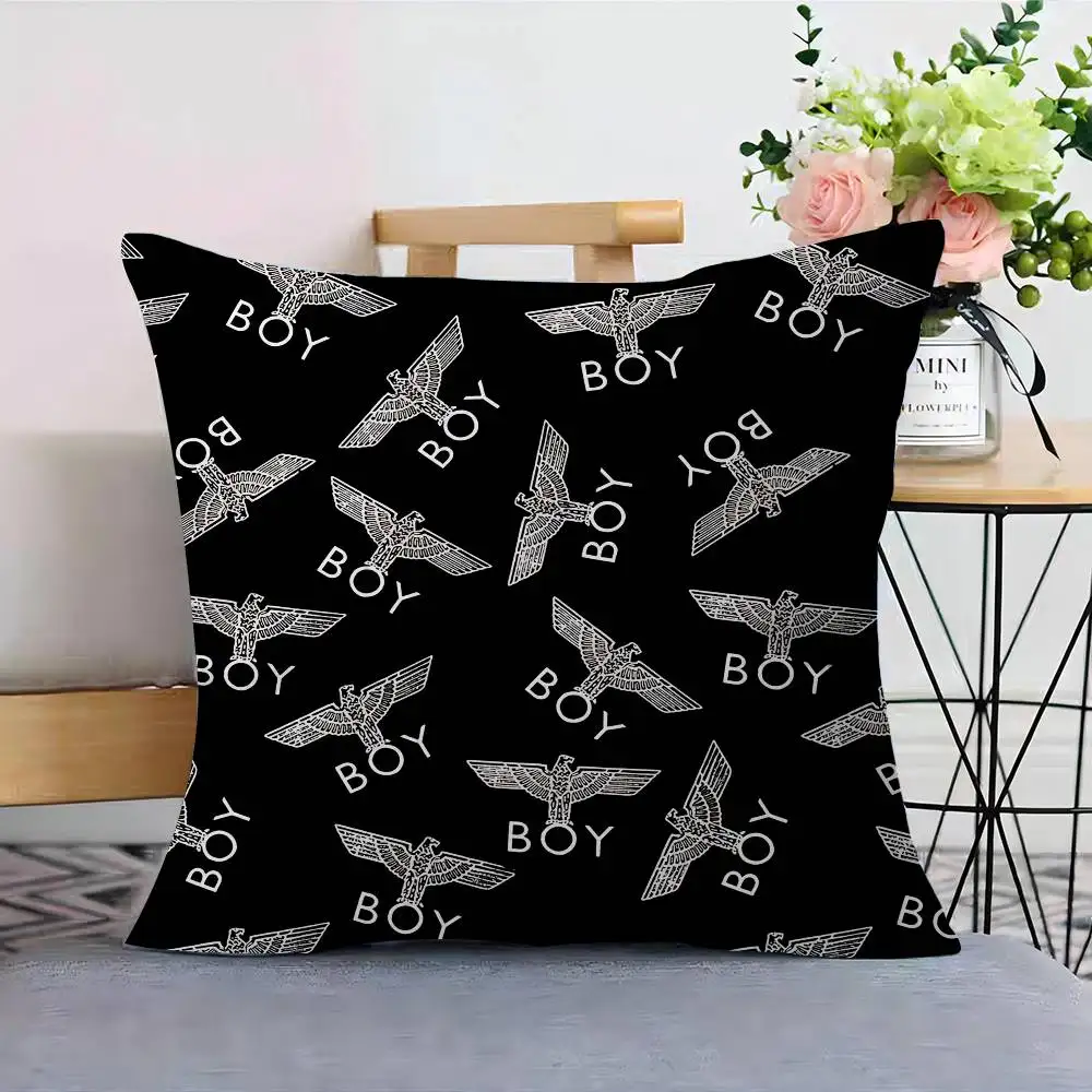 Classic B-Boy L-London Logo Personalized picture text home decorative pillows Household Gifts 45x45cm