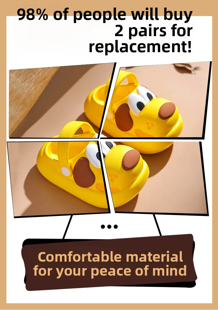 2026 Neue Sommer-Kindersandalen mit Löchern, weiche, rutschfeste Cartoon-Hausschuhe für Babys, Strand-Kinderschuhe für Jungen und Mädchen – Detail 4