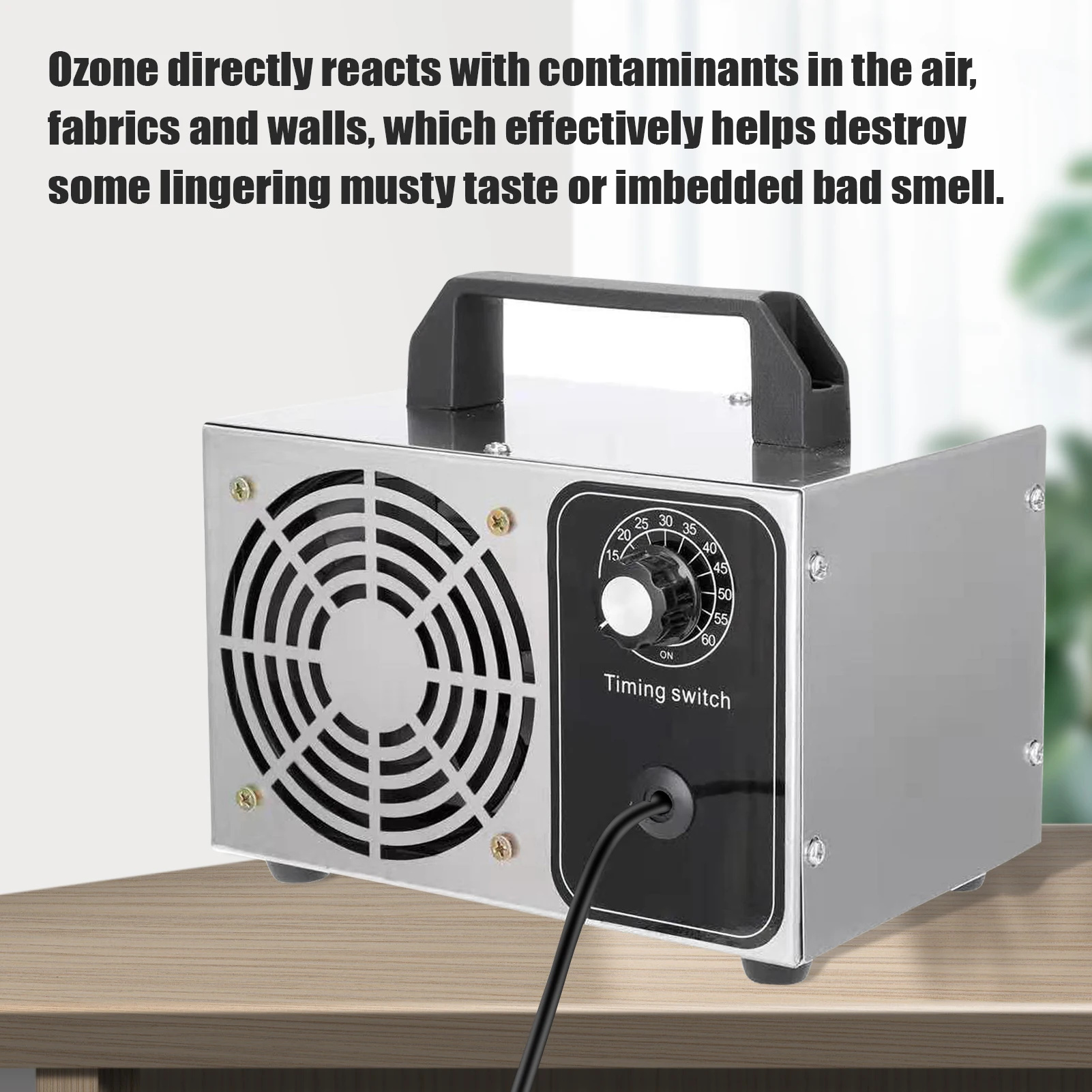 32g/h Ozone Generator Ozone Machine O3 Air Purifier Air Deodorizer for Home Kitchen Office Car 28g/h 110V 220V