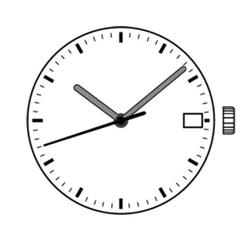 Sostituzione del movimento elettronico al quarzo a 3 lancette ad alta precisione da 23,7 mm per orologio SEIKO CALIBER PC32A con datario PC32A