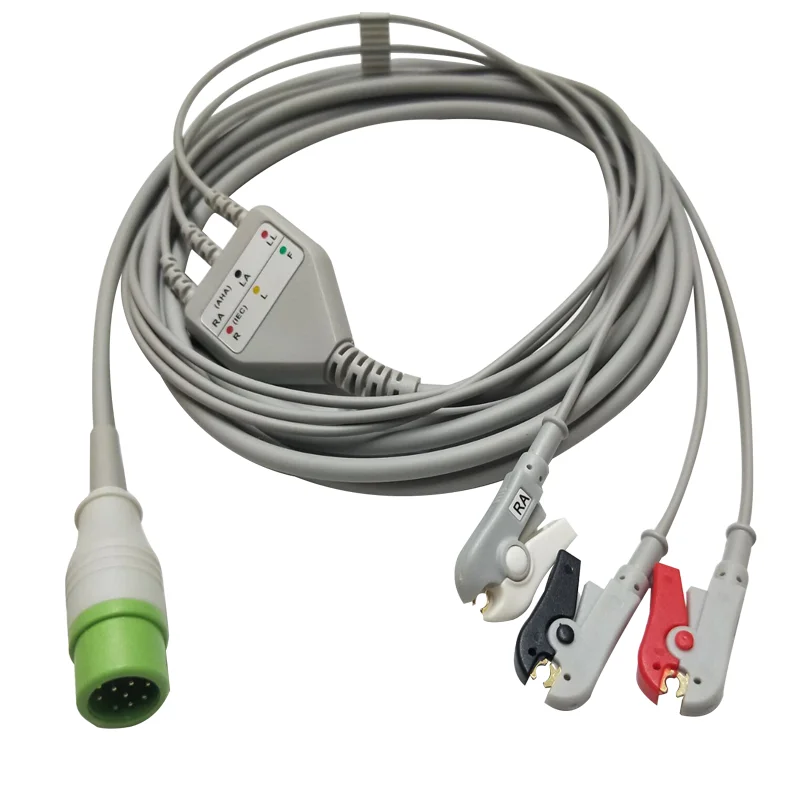 Applicable For Komens monitors 8000E NC8 C50 C70 60 12-pin integrated ECG lead cable cable