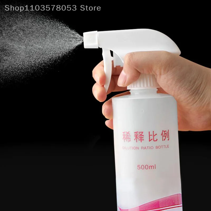 1Pc 500ML Concentrate Dilution Ratio Spray Bottle Proportional Scale Spray Bottle Sanitizer Watering Plastic Garden Tool Sprayer