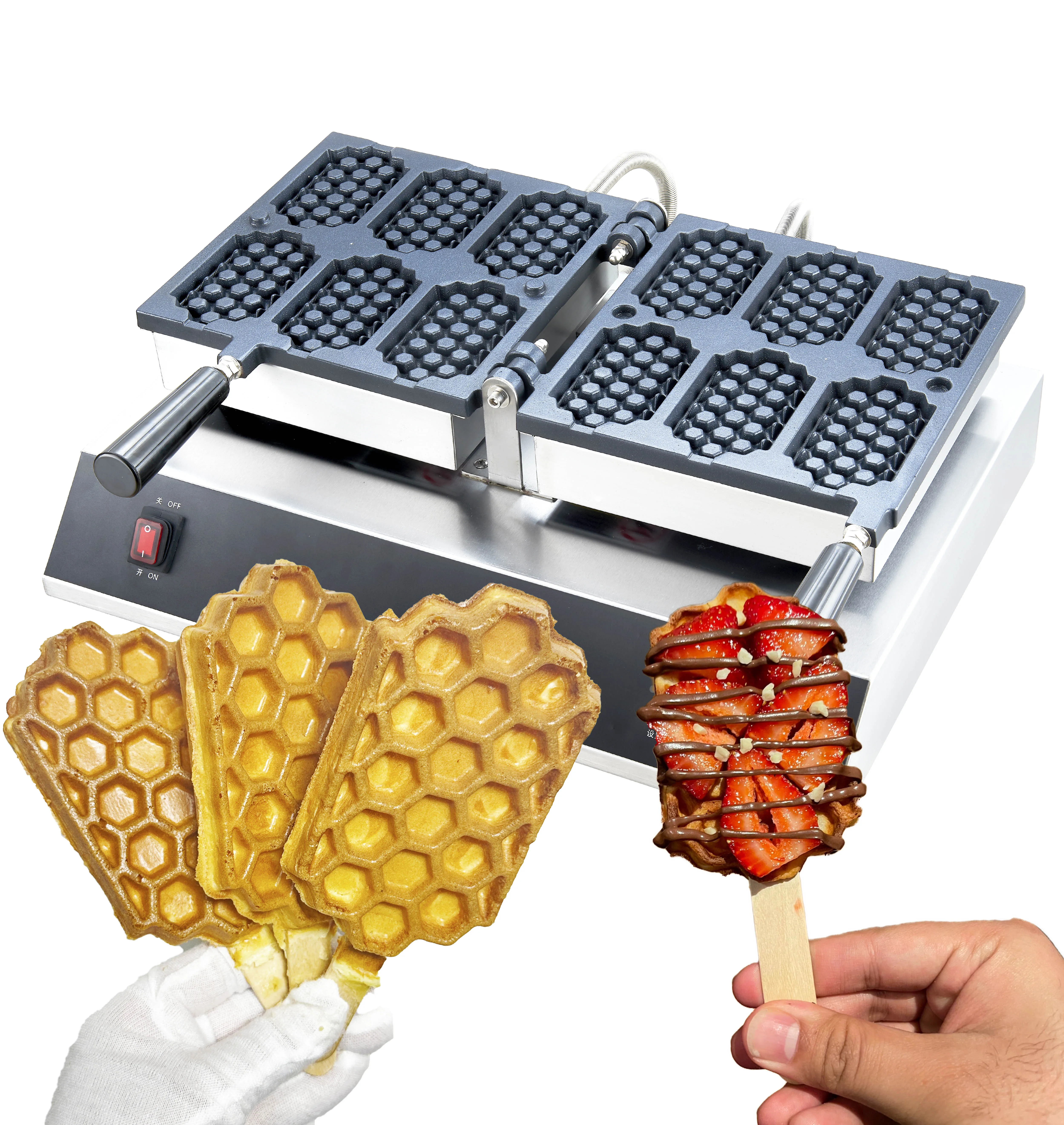 Electric 220V Waffle Maker Stick Waffle Maker Professional Manufacture In Guangzhou