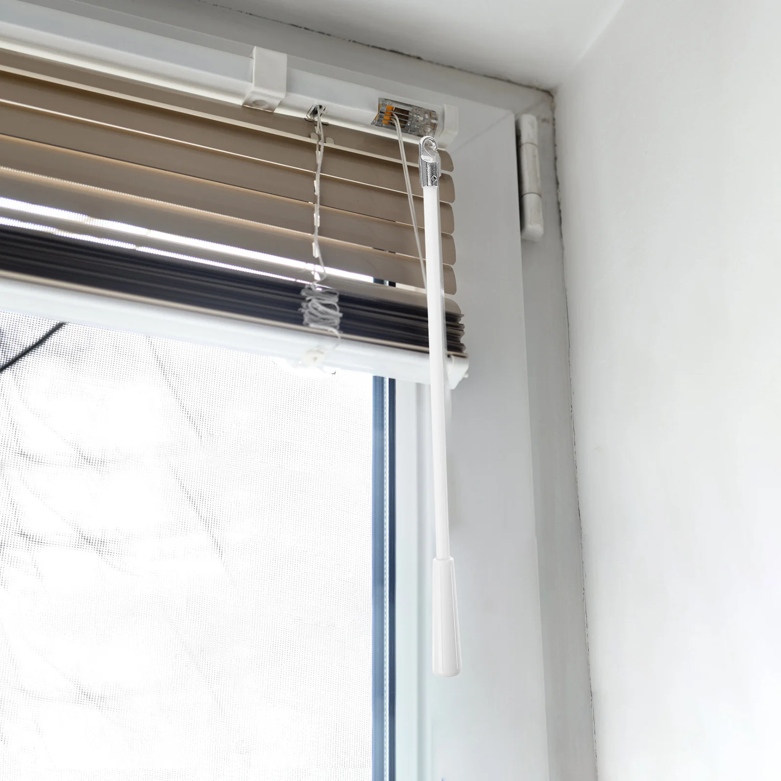 Pleated Curtain Accessories Window Valance Styles Opener Blind Stick with Hook Turn Rod Tilt for Stainless Steel