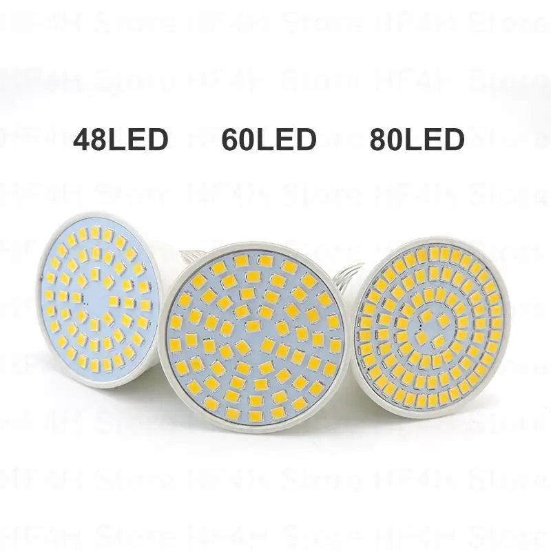 48 60 80 LED plant Grow light bulbs indoor Full Spectrum E27 phytolamp yellow vegs cultivo growbox sunlike Flower greenhouse box