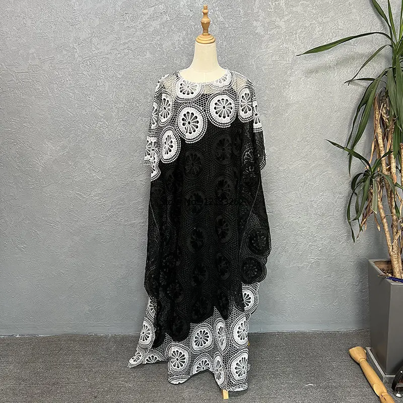 Châu Phi Váy Đầm Cho Nữ Thu Xuân Châu Phi Nữ Cổ Tròn Polyester Áo Dài Dashiki Châu Phi Quần Áo Nữ