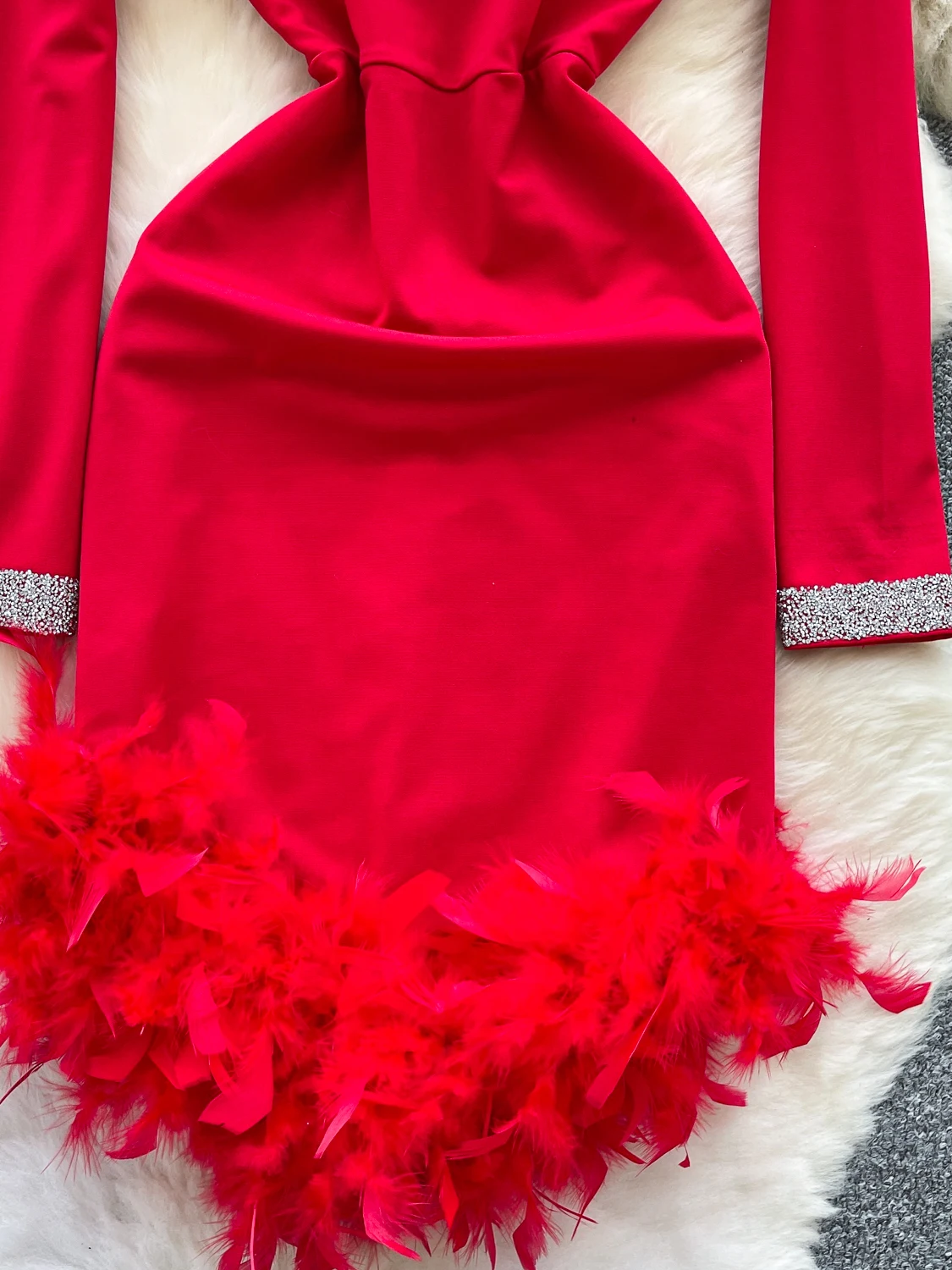 Long Sve Sequin Tri… - image