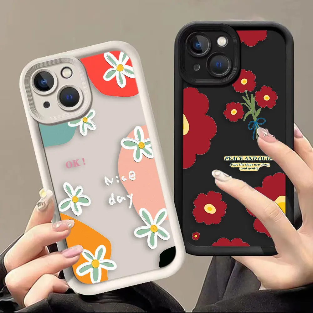 

Flowers Hope Peace Phone Case For Realme C21Y C30 C33 C35 C53 C55 C63 C65 C67 4G 12 11 8 8I 7I 5 GT 6 NARZO 50 Case Funda Shell