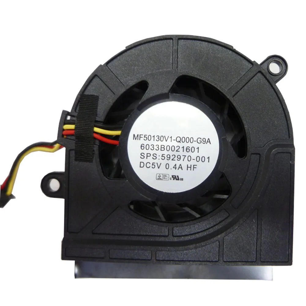 Cooling Fan For HP TouchSmart TM2-1000 TM2-2000 592970-001 MF50130V1-Q000-G9A 6033B0021601 DC5V 0.4A 3PIN New