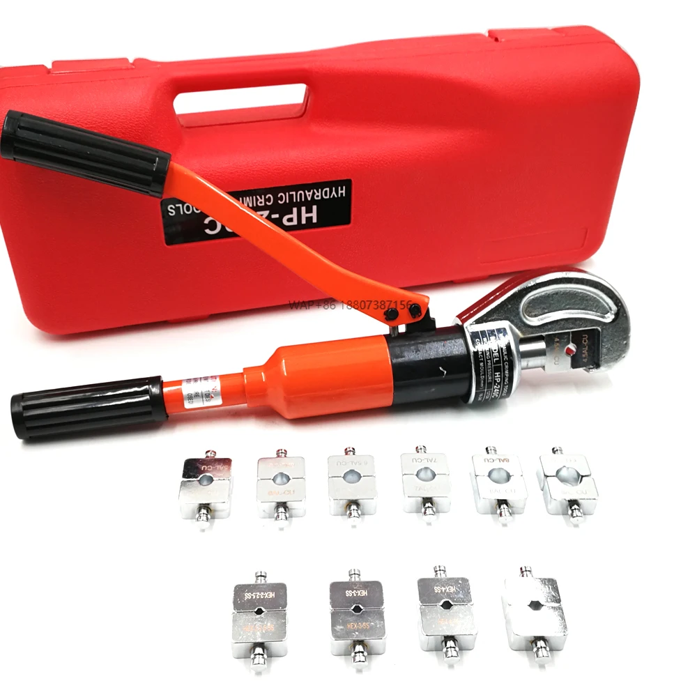 

Hydraulic Crimping Tool HP-240CW Wire Rope Profile Forging Hydraulic Wire Rope Fishing Tool Terminal Crimper
