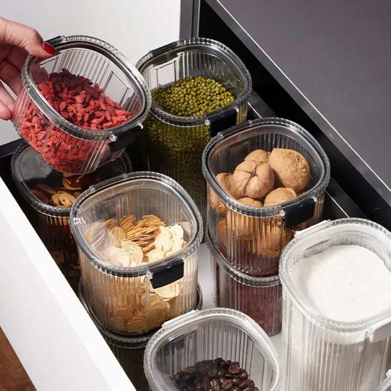 Sealing Jars Kitchen Grain Airtight Containers Refrigerator 