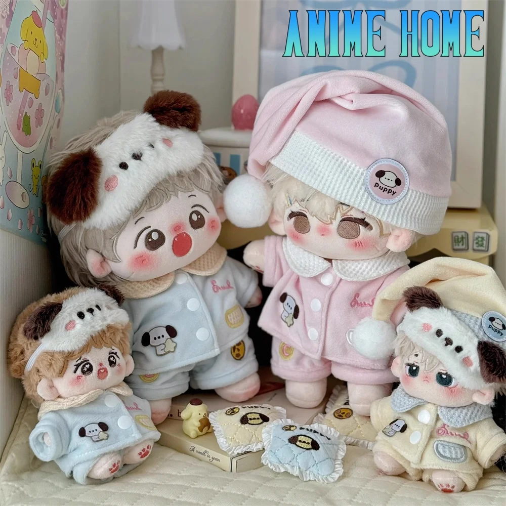 Original Puppy Dog Pajamas Nighty Suit For 10cm 20cm Doll Toy Clothes Costume Handsome Cool Cosplay Kids Gift Cute Pre-order