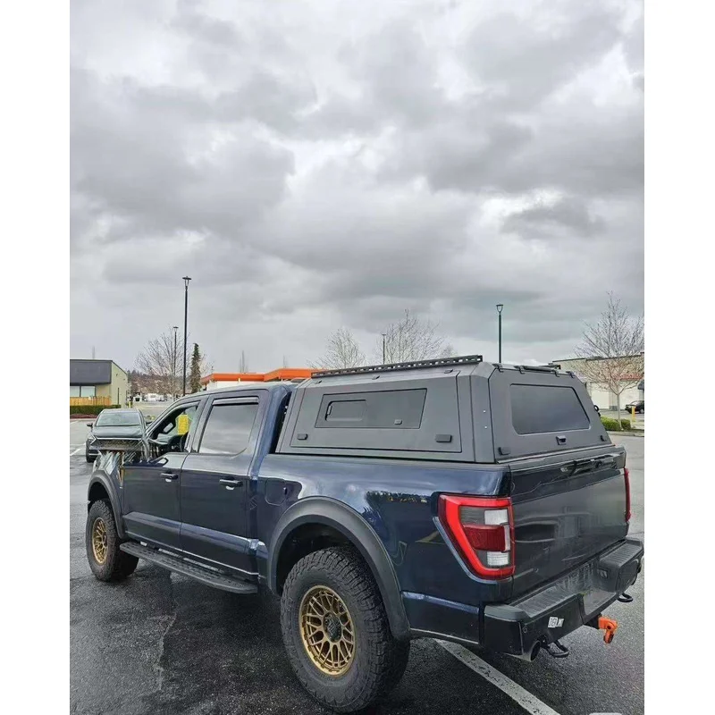 Auto Parts Heavy Duty Aluminum Hardshell Truck Bed Cover Weatherproof Exterior Tuning Off-Road for Ranger/F150/Tacoma 4