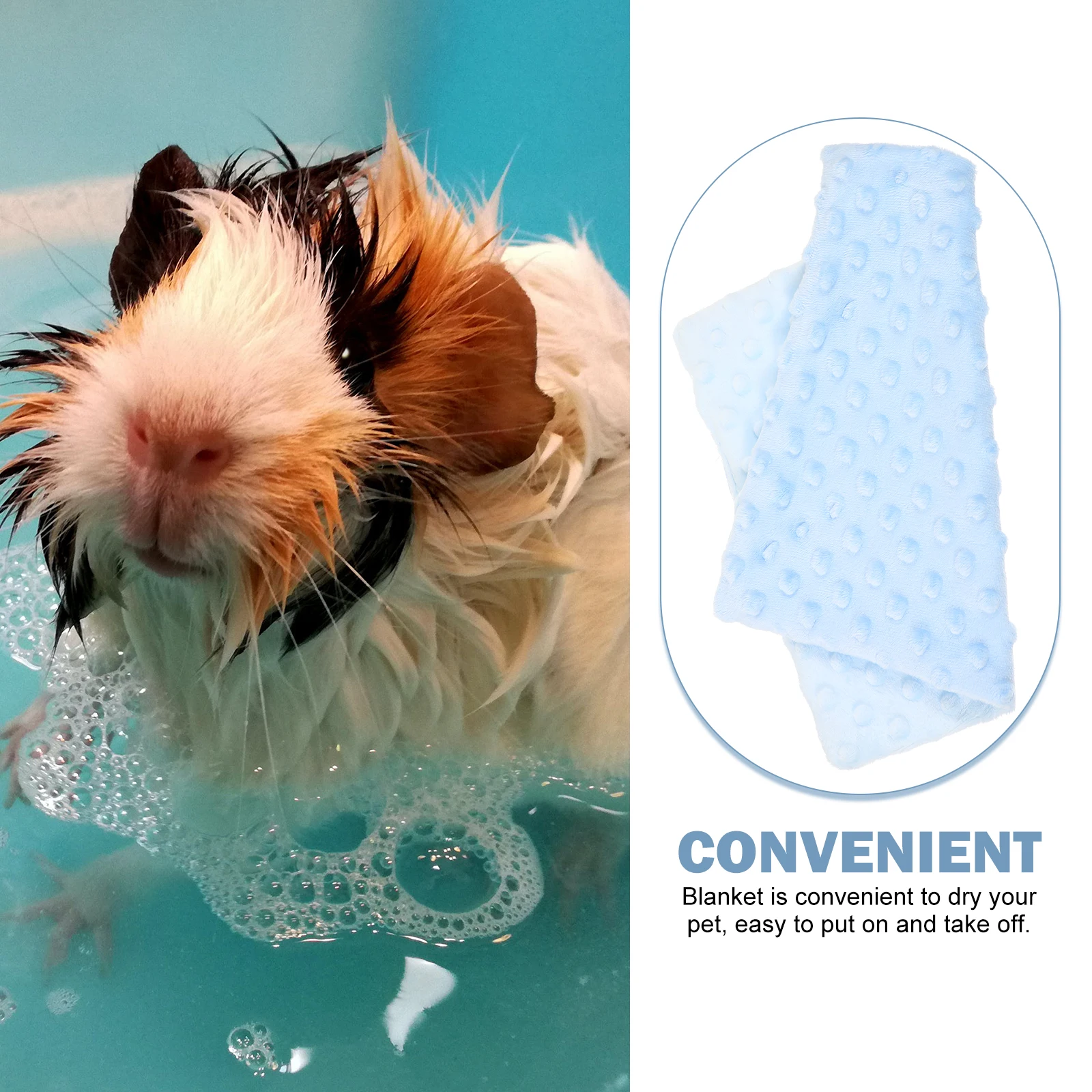 

Guinea Pig Blanket Soft Durable Lightweight Warm Cage Liner Super Absorbent Fast Drying Hamster Bedding