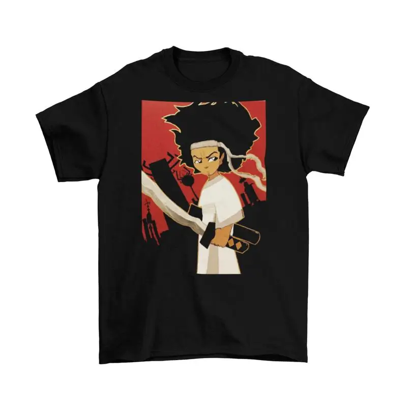 

Samurai Jack Boondocks T Shirt Adult Funny Sizes Cotton Cartoon TV New
