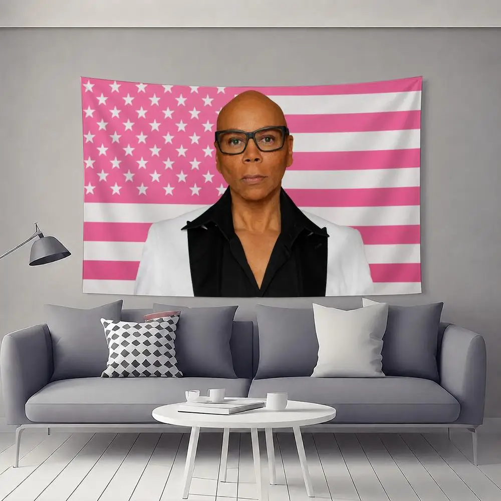RuPaul Singer Tapestry Tapestry Flat Polyester Wall Hanging, Cozy Kids Bedside Decor Healing Home Accent Gift Wall Art