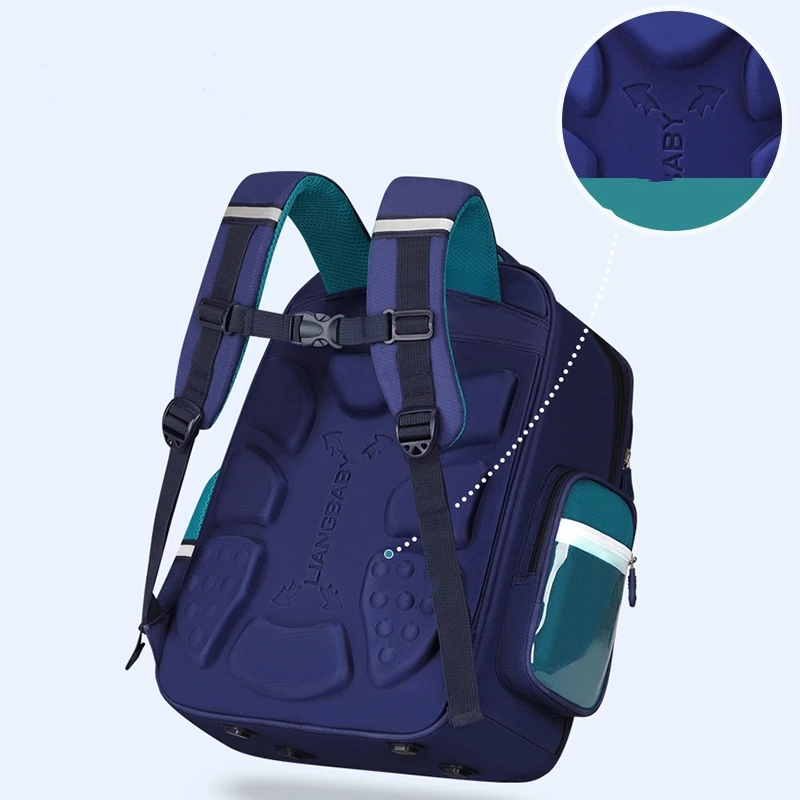 Mochilas escolares Oxford impermeáveis para estudantes, mochilas de lazer infantil de grande capacidade, leves, de alta qualidade, moda