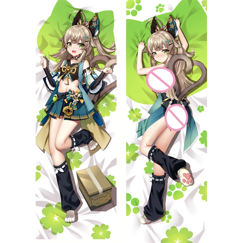 Dakimakura Genshin Impact Kirara Подушка для всего тела Аниме Отаку Наволочка Игровая наволочка Декор кровати Подарок