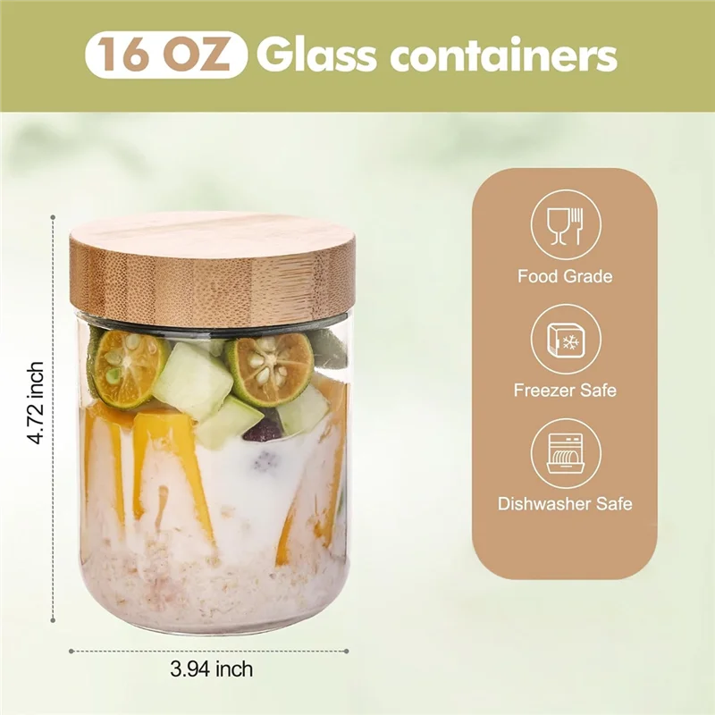 LNHF 6er-Pack Overnight-Haferb – Overnight Oat Jar Bewertung und Preis