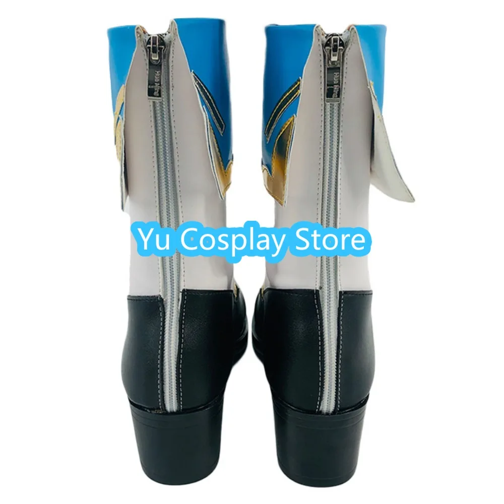 

Обувь для косплея Yu Cosplay Store: Женские индивидуальные ботинки Барбара для ролевых игр, аниме, игр, Хэллоуина и карнавала