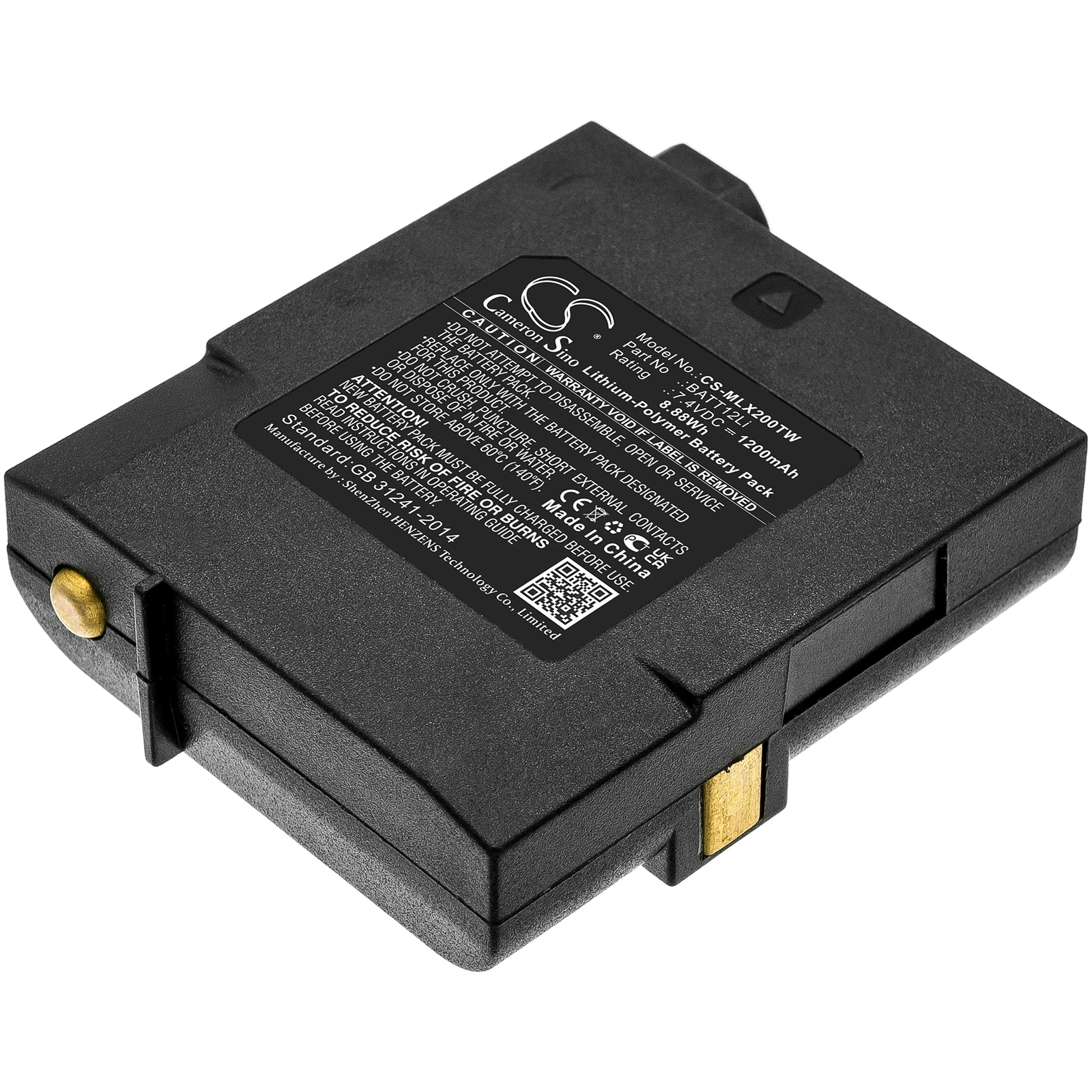 

Two-Way Radio Battery 7.4V/1200mAh BATT12Li for Midland GXT2000,GXT2050,G7 Pro,Pb-Pro