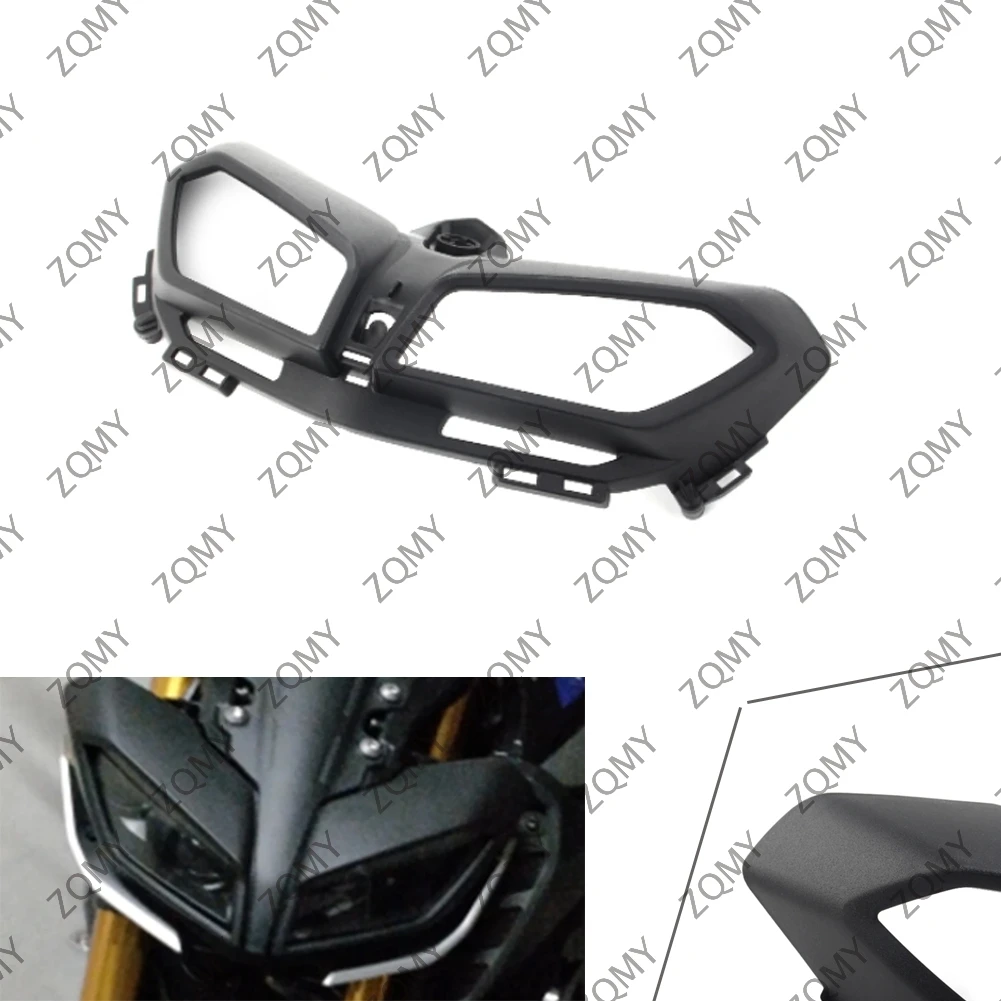 MT-09 FZ-09 2017-2019 Motorcycle Front Headlight Guard Cover For YAMAHA MT09 FZ09 2017 2018 2019 Matte Black ABS Plastic