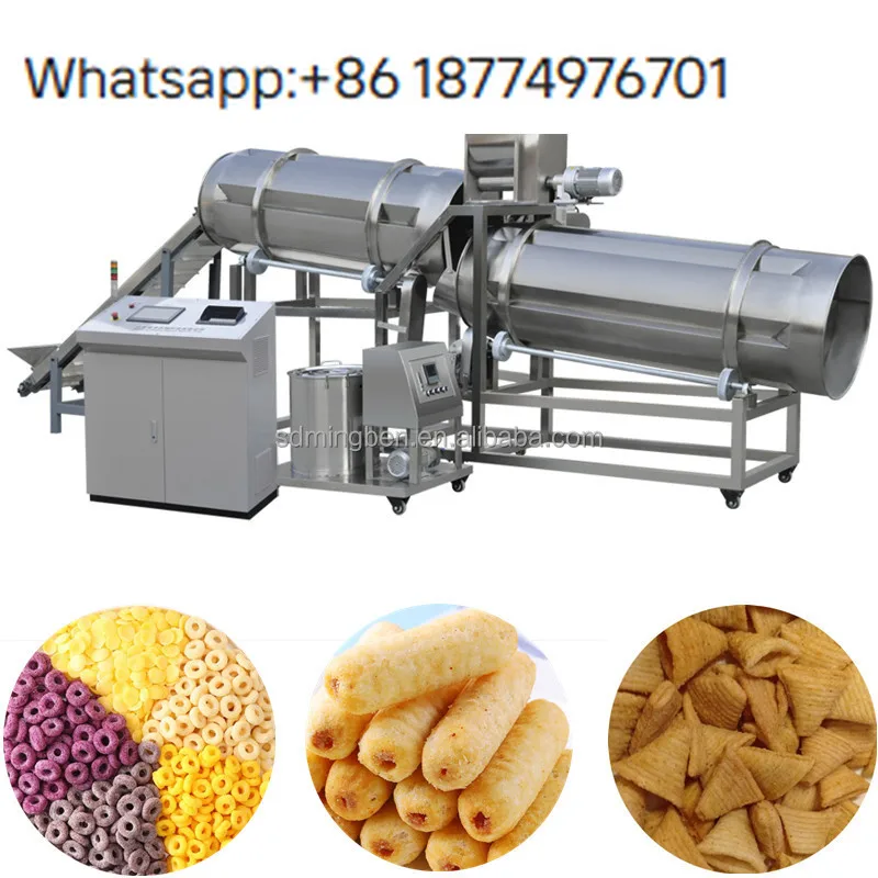 Snack de Palitos Rellenos de Queso de Maíz, Bolas de Queso, Cereal para Desayuno, Hojuelas de Pan y Migas de Pan para Procesamiento y Fabricación