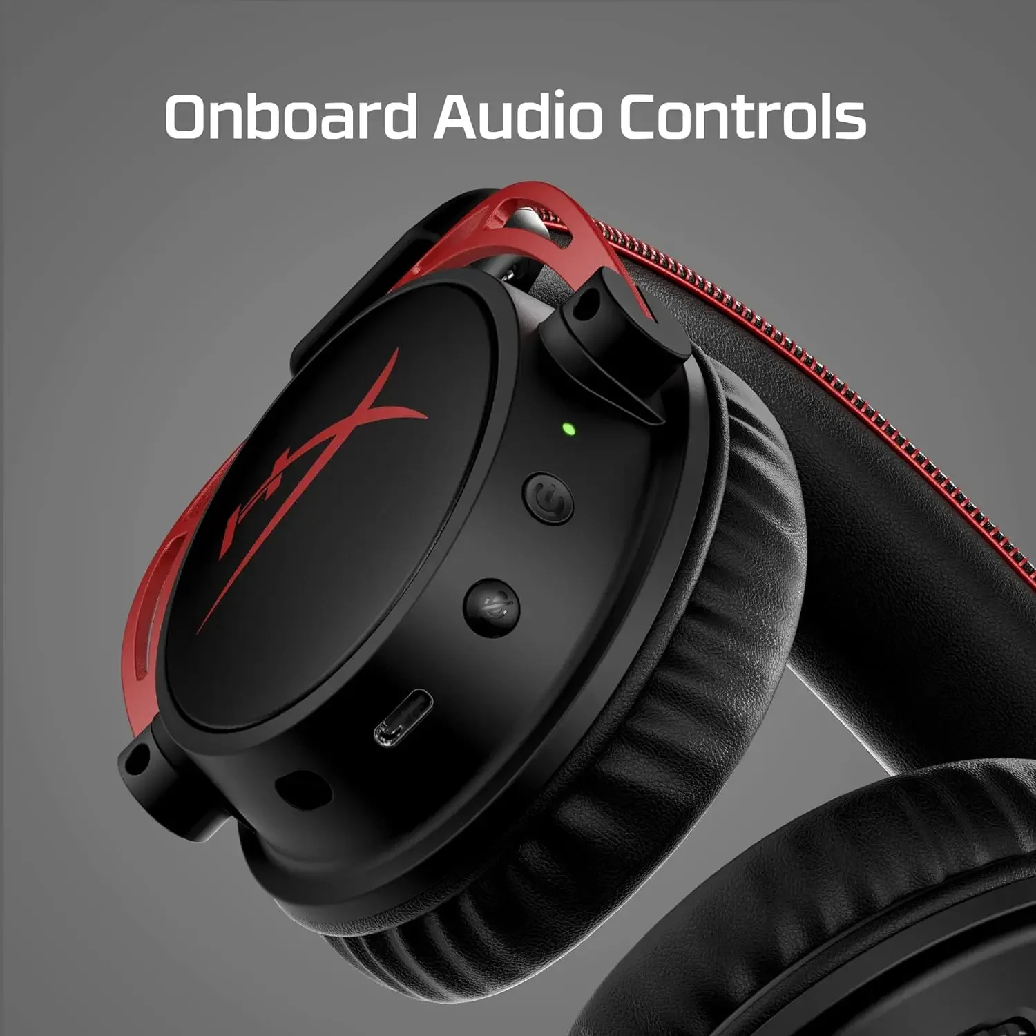 HyperX Alpha S Red Wireless over-ear headphones gaming headset bluetooth headset gaming pc gaming earphones headsets with mic