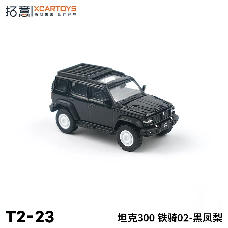 XCARTOYS 1:64 Legering Model Auto Tank 300 Iron Ride 02 Zwarte Ananas Diecast Speelgoed Voertuig kerstcadeaus voor kinderen